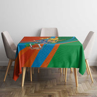Indian Cricket Men in Blue The Champion 2025 Tablecloth