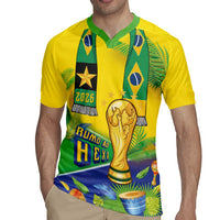 Brasil Football Custom Rugby Jersey Rumo ao Hexa 2026