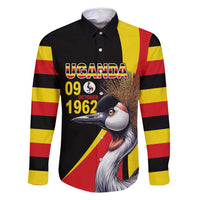 Uganda Independence Day with Crowned Cranes Family Matching Mermaid Dress and Hawaiian Shirt - Wonder Print Shop