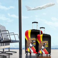 Uganda Independence Day with Crowned Cranes Luggage Cover - Wonder Print Shop