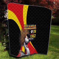 Uganda Independence Day with Crowned Cranes Quilt - Wonder Print Shop