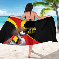 Uganda Independence Day with Crowned Cranes Sarong - Wonder Print Shop
