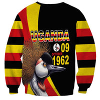 Uganda Independence Day with Crowned Cranes Sweatshirt - Wonder Print Shop