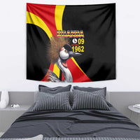 Uganda Independence Day with Crowned Cranes Tapestry - Wonder Print Shop