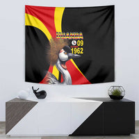 Uganda Independence Day with Crowned Cranes Tapestry - Wonder Print Shop