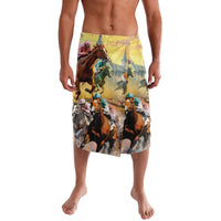 Kentucky Horses Racing Watercolor Lavalava - Wonder Print Shop