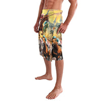 Kentucky Horses Racing Watercolor Lavalava - Wonder Print Shop