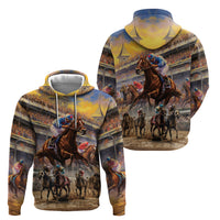 Kentucky Hosts Horse Races Watercolor Hoodie - Wonder Print Shop