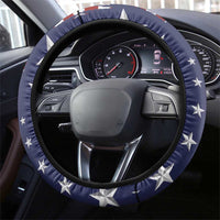 Kentucky Horses Racing Steering Wheel Cover Roses Road with US Flag Style