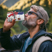 Czechia Independence Day 4 in 1 Can Cooler Tumbler National Flag Brush Style and Bohemia Lion