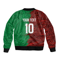 South Korea and Mexico National Football Custom Bomber Jacket Taegeuk Warriors with El Tricolor Grunge Split Style