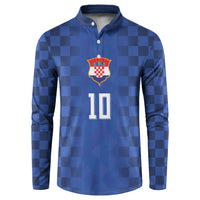 Croatia Football Custom Button Sweatshirt Vatreni Glory 2026 Away Colors