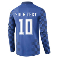 Croatia Football Custom Button Sweatshirt Vatreni Glory 2026 Away Colors