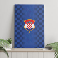 Croatia Football Canvas Wall Art Vatreni Glory 2026 Away Colors