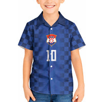 Croatia Football Custom Kid Hawaiian Shirt Vatreni Glory 2026 Away Colors