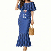 Croatia Football Custom Mermaid Dress Vatreni Glory 2026 Away Colors