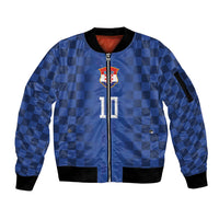 Croatia Football Custom Sleeve Zip Bomber Jacket Vatreni Glory 2026 Away Colors
