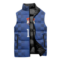 Croatia Football Custom Sleeveless Puffer Jacket Vatreni Glory 2026 Away Colors