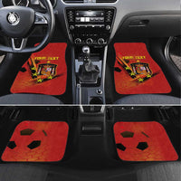 Personalised Spain Football 2024 Car Mats La Roja The Fourth Time Champion European - Wonder Print Shop