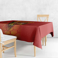 Personalised Spain Football 2024 Tablecloth La Roja The Fourth Time Champion European - Wonder Print Shop