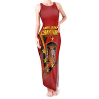 Personalised Spain Football 2024 Tank Maxi Dress La Roja The Fourth Time Champion European - Wonder Print Shop
