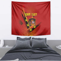 Personalised Spain Football 2024 Tapestry La Roja The Fourth Time Champion European - Wonder Print Shop