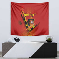 Personalised Spain Football 2024 Tapestry La Roja The Fourth Time Champion European - Wonder Print Shop