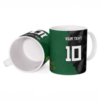 Custom Aotearoa South Africa Rugby Freedom Cup Ceramic Mug Kiwi Warriors Haka with King Protea Symbol - Wonder Print Shop