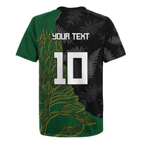 Custom Aotearoa South Africa Rugby Freedom Cup Rugby Jersey Kiwi Warriors Haka with King Protea Symbol - Wonder Print Shop