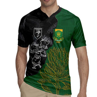Custom Aotearoa South Africa Rugby Freedom Cup Rugby Jersey Kiwi Warriors Haka with King Protea Symbol - Wonder Print Shop