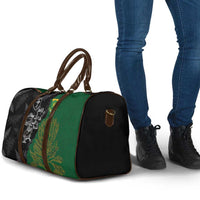 Aotearoa South Africa Rugby Freedom Cup Travel Bag Kiwi Warriors Haka with King Protea Symbol - Wonder Print Shop