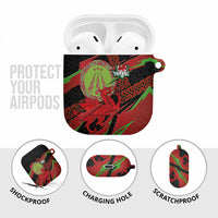 Welsh Celtic-Awen AirPods Case Wales Y Ddraig Goch with Celtic Knot Sporty - Wonder Print Shop