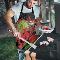 Welsh Celtic-Awen Apron Wales Y Ddraig Goch with Celtic Knot Sporty - Wonder Print Shop