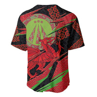 Welsh Celtic-Awen Baseball Jersey Wales Y Ddraig Goch with Celtic Knot Sporty - Wonder Print Shop