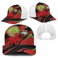 Welsh Celtic-Awen Baseball Net Cap Wales Y Ddraig Goch with Celtic Knot Sporty - Wonder Print Shop