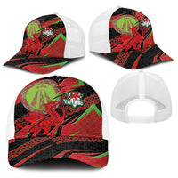 Welsh Celtic-Awen Baseball Net Cap Wales Y Ddraig Goch with Celtic Knot Sporty - Wonder Print Shop