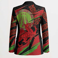 Welsh Celtic-Awen Blazer Wales Y Ddraig Goch with Celtic Knot Sporty - Wonder Print Shop