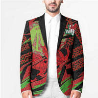 Welsh Celtic-Awen Blazer Wales Y Ddraig Goch with Celtic Knot Sporty - Wonder Print Shop
