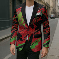 Welsh Celtic-Awen Blazer Wales Y Ddraig Goch with Celtic Knot Sporty - Wonder Print Shop