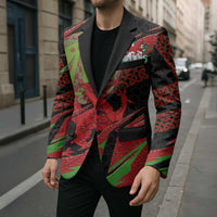 Welsh Celtic-Awen Blazer Wales Y Ddraig Goch with Celtic Knot Sporty - Wonder Print Shop