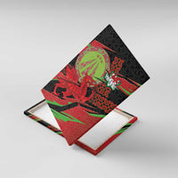 Welsh Celtic-Awen Canvas Wall Art Wales Y Ddraig Goch with Celtic Knot Sporty - Wonder Print Shop