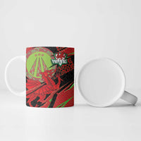 Welsh Celtic-Awen Ceramic Mug Wales Y Ddraig Goch with Celtic Knot Sporty - Wonder Print Shop