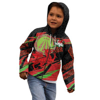 Welsh Celtic-Awen Kid Hoodie Wales Y Ddraig Goch with Celtic Knot Sporty - Wonder Print Shop