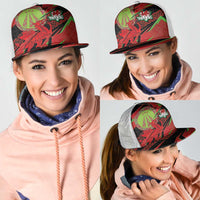 Welsh Celtic-Awen Mesh Trucker Cap Wales Y Ddraig Goch with Celtic Knot Sporty - Wonder Print Shop