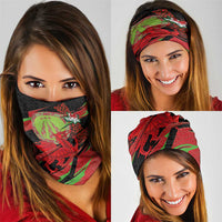Welsh Celtic-Awen Neck Gaiter Wales Y Ddraig Goch with Celtic Knot Sporty - Wonder Print Shop