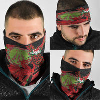 Welsh Celtic-Awen Neck Gaiter Wales Y Ddraig Goch with Celtic Knot Sporty - Wonder Print Shop