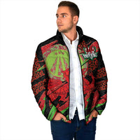 Welsh Celtic-Awen Padded Jacket Wales Y Ddraig Goch with Celtic Knot Sporty - Wonder Print Shop