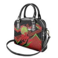 Welsh Celtic-Awen Shoulder Handbag Wales Y Ddraig Goch with Celtic Knot Sporty - Wonder Print Shop