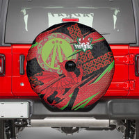 Welsh Celtic-Awen Spare Tire Cover Wales Y Ddraig Goch with Celtic Knot Sporty - Wonder Print Shop
