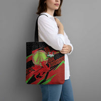 Welsh Celtic-Awen Tote Bag Wales Y Ddraig Goch with Celtic Knot Sporty - Wonder Print Shop
